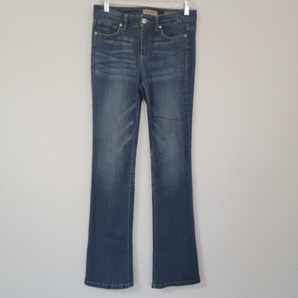 Nine West Vintage America Slim Bootcut Mid-Rise Jeans Blue Size 6 / 28 - Picture 2 of 10